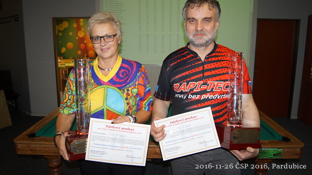 Vítězovvé absolutní, rok 2016, Miluše Nováková, Ivan Burian