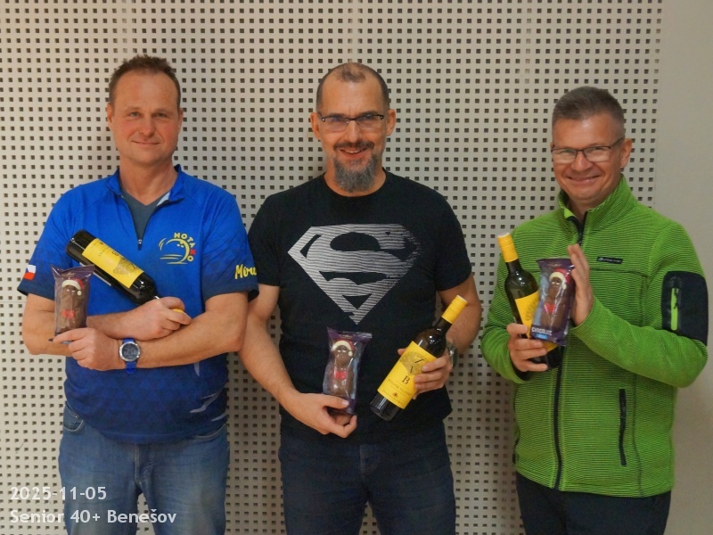2025-11-05 Benešov, nejlepší hráči turnaje