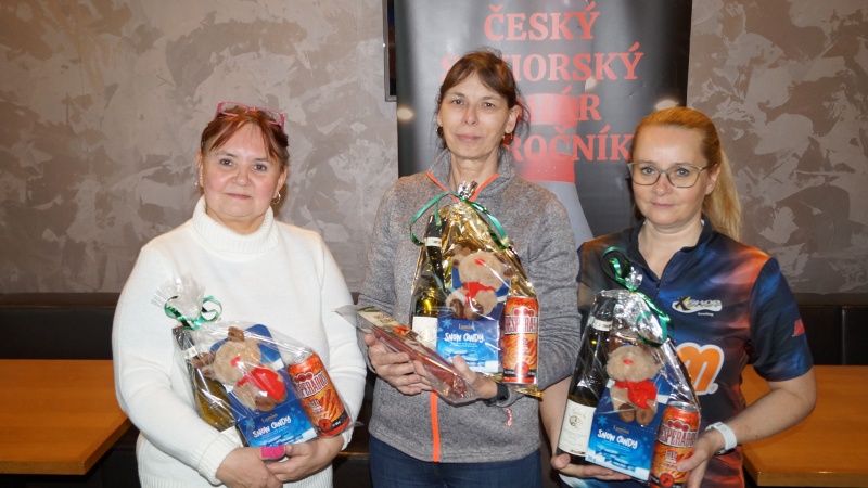 2025-11-20 ČSP Olomouc,  vítězky kat. 50-64 let