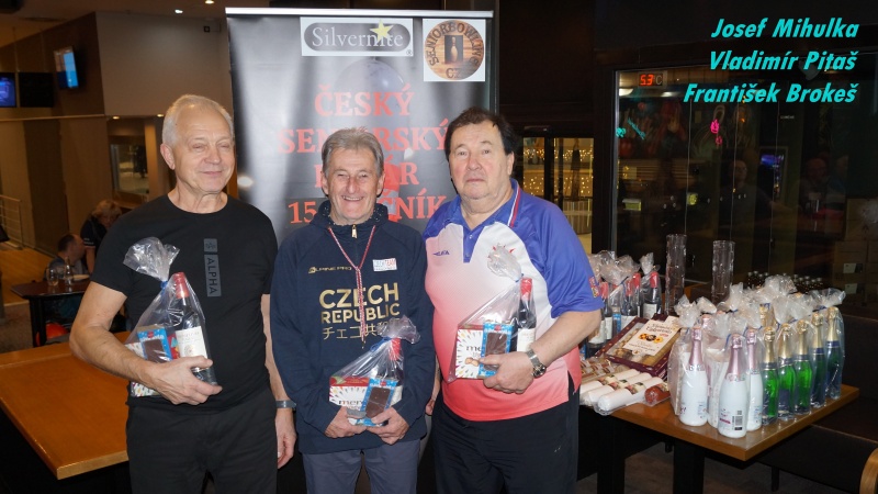 ČSP 20.12.2025, dnešní turnaj - vítězové kat. 70+ let
