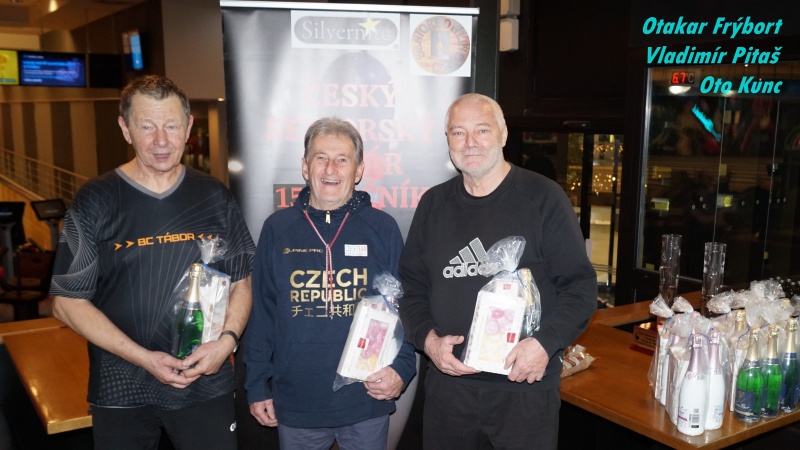 ČSP 20.12.2025, roční žebříček - nejlepší hráči kat. 70+ let